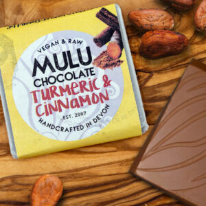 Turmeric and Cinnamon Raw Chocolate Bar
