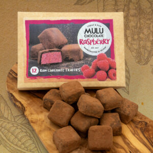 Raspberry Raw Chocolate Truffles