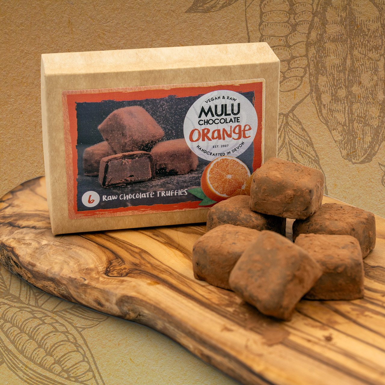 Orange Raw Chocolate Truffles - Image 2