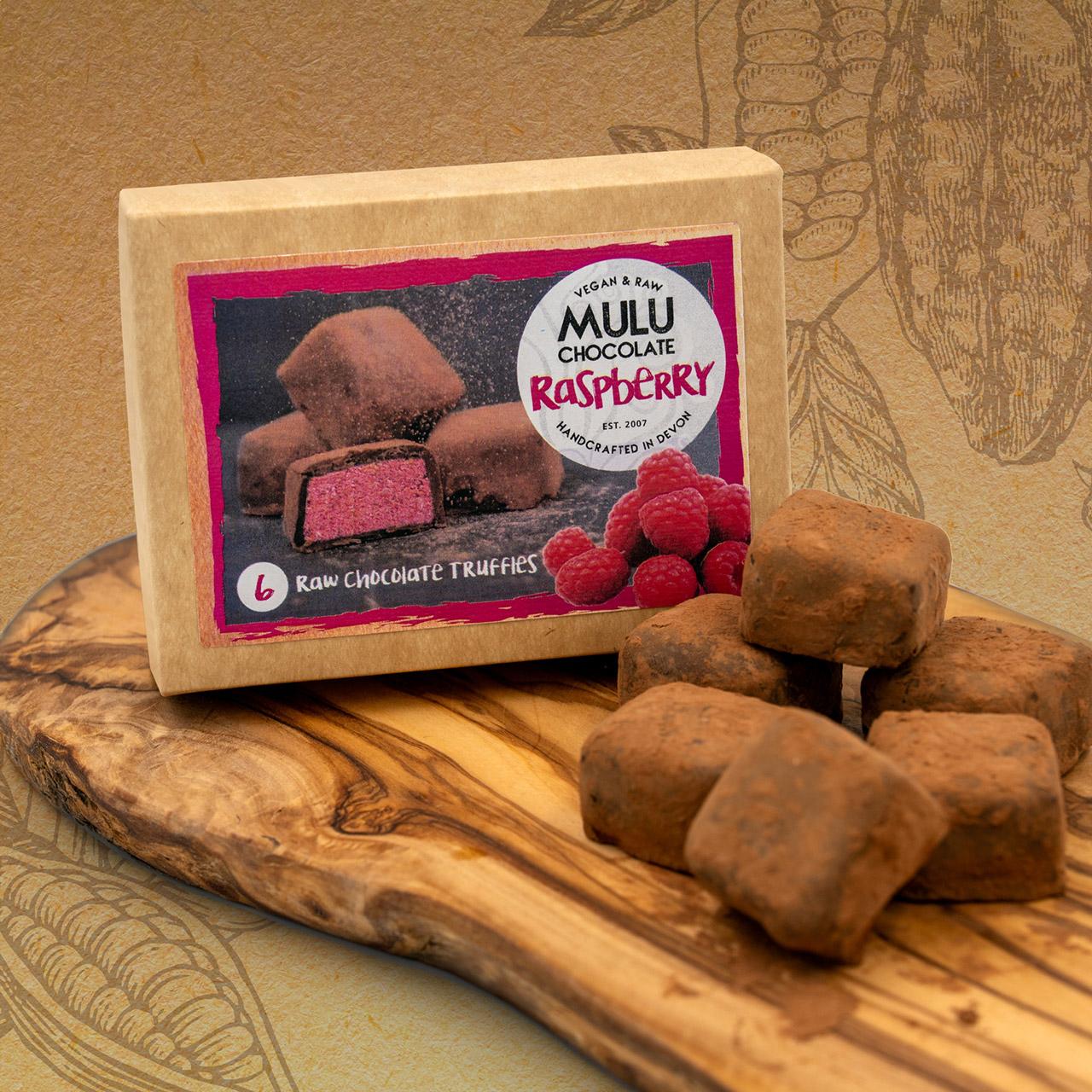 Raspberry Raw Chocolate Truffles - Image 2