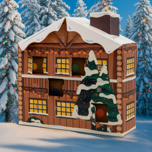 Advent Calendar – Christmas Cottage – Hazelnut, Almond, Pistachio & Brazil